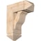 Ekena Millwork Funston Arts and Crafts Smooth Bracket w/ Offset Brace, Douglas Fir, 7 1/2"W x 18"D x 22"H BKT0806X18X22FST03SDF - alternate 1